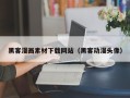 海宁黑客漫画素材下载网站（黑客动漫头像）